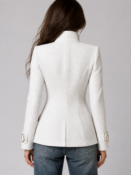 Ivory Nomad Military Blazer