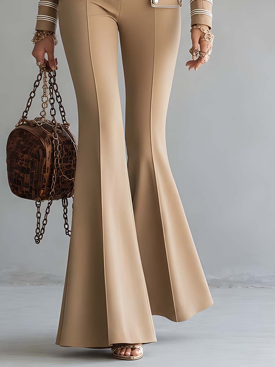 Vintage-style Military-inspired Button-detail Jumpsuit