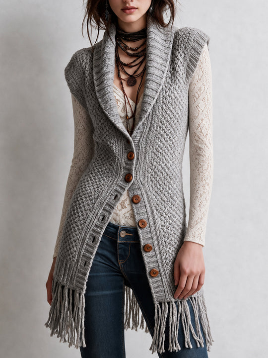Ash Nomad Fringe Vest