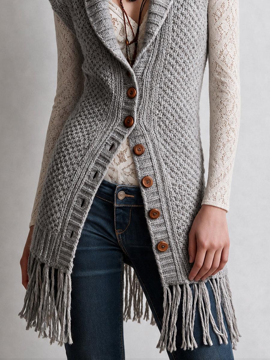 Ash Nomad Fringe Vest