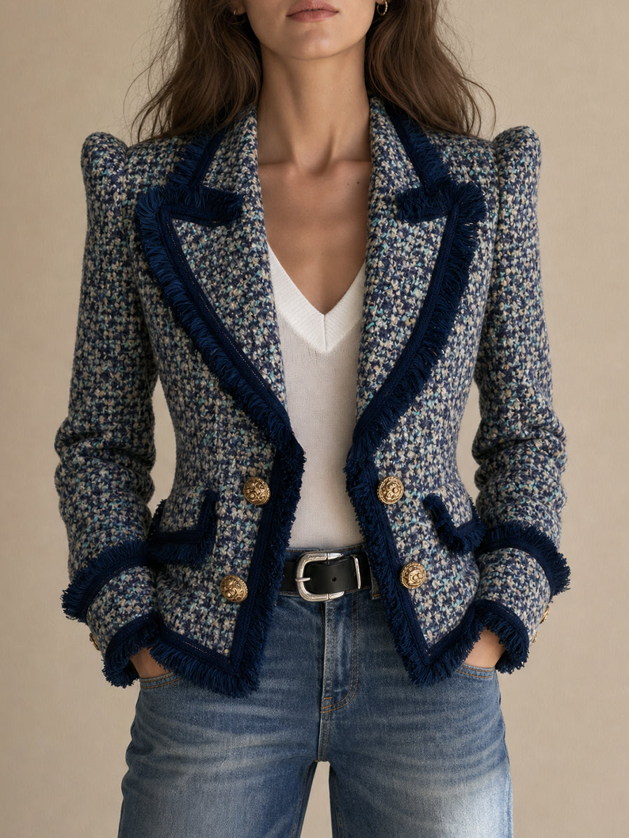 Midnight Nomad Fringe Blazer