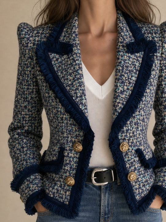 Midnight Nomad Fringe Blazer