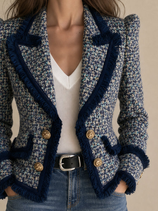 Midnight Nomad Fringe Blazer