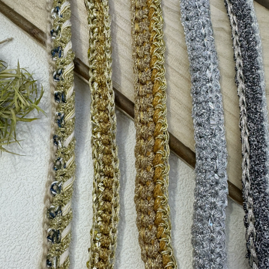 Gold-trimmed Tweed Double-breasted Blazer