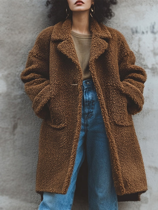 Chic Sherpa Eco-Friendly Coat