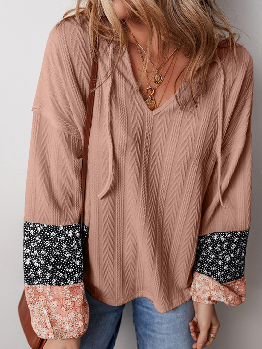 Casual Versatile Loose-Fit Long-Sleeve Top