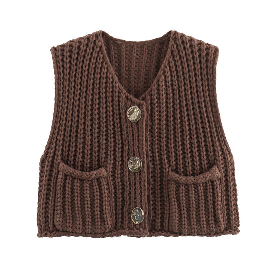 Chunky Knit Vest