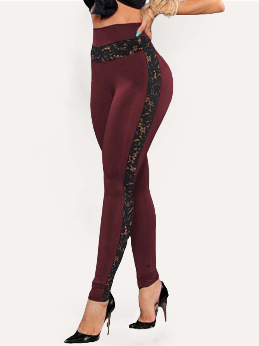 Women's Lace Patchwork Leggings