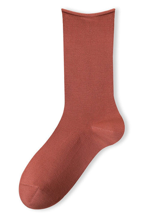 Autumn and Winter Long-staple Cotton Mid-tube Socks