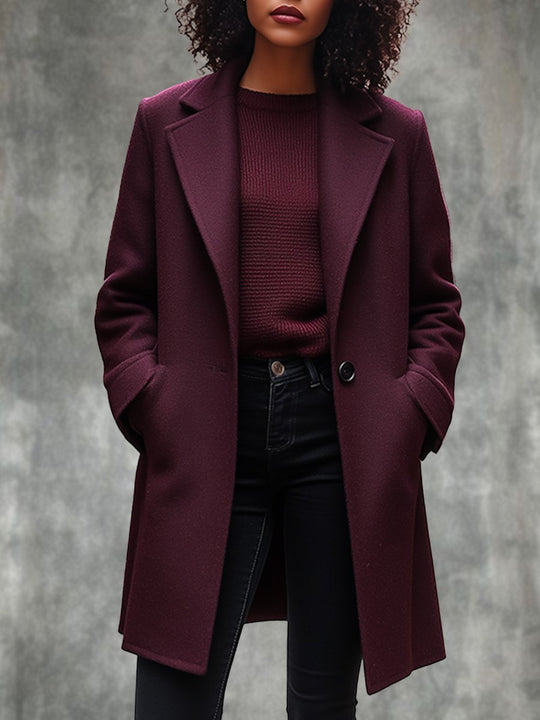 Fashion Retro Loose Classic Wool Coat