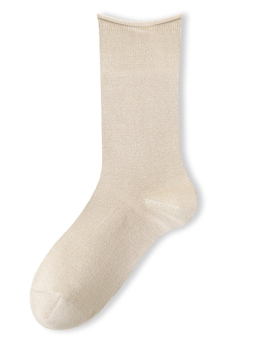 Autumn and Winter Long-staple Cotton Mid-tube Socks