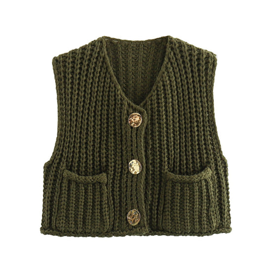 Chunky Knit Vest