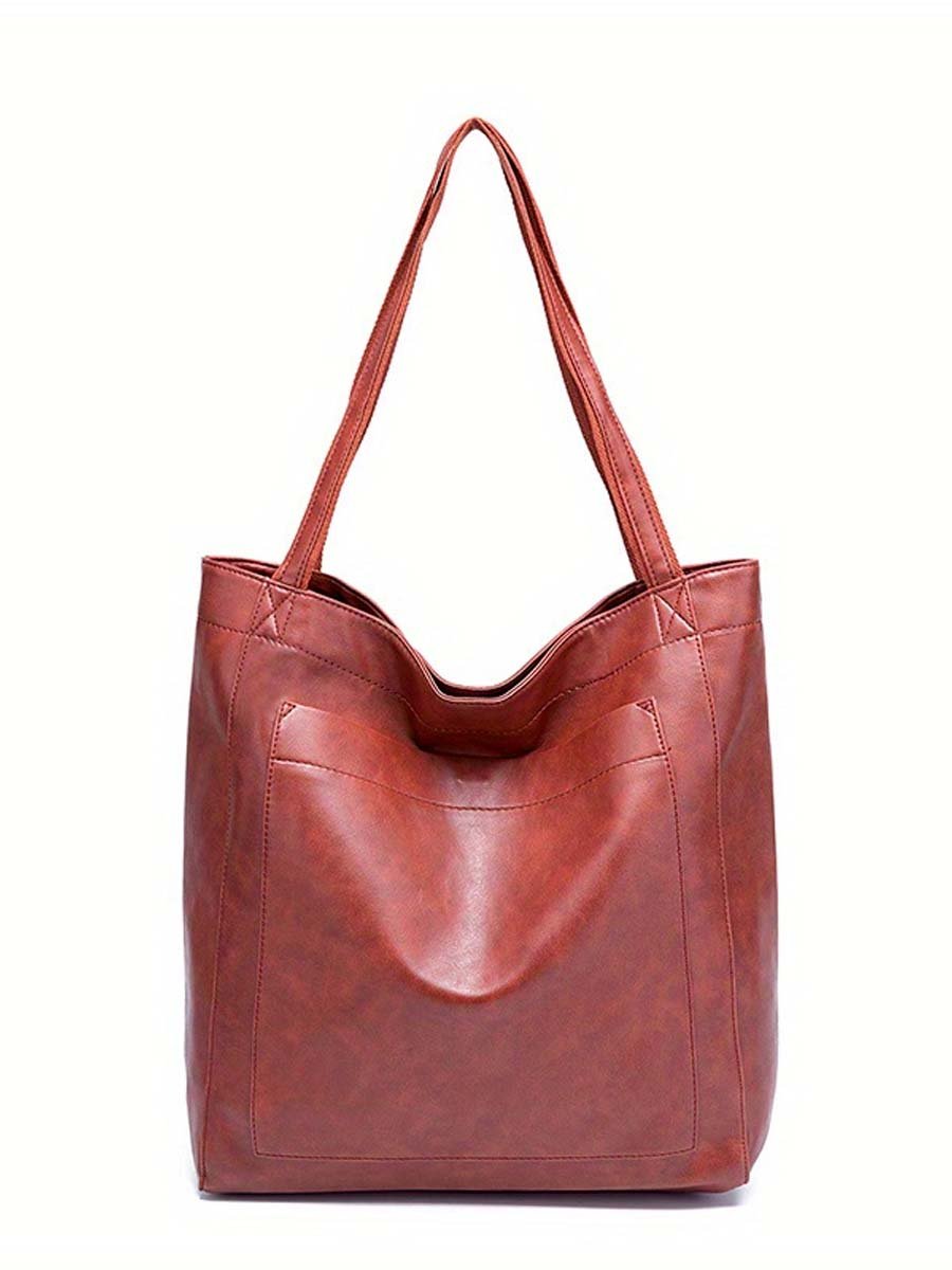 Vintage Waxed Leather Bag