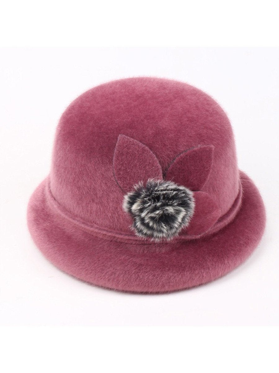 Mink Fur All-match Full-curl Warm Hat