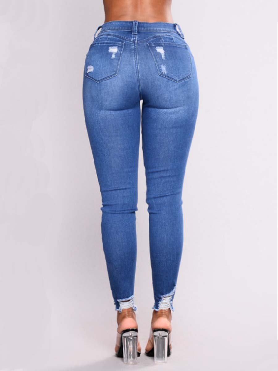 Women's High Waist Stretch Jeans