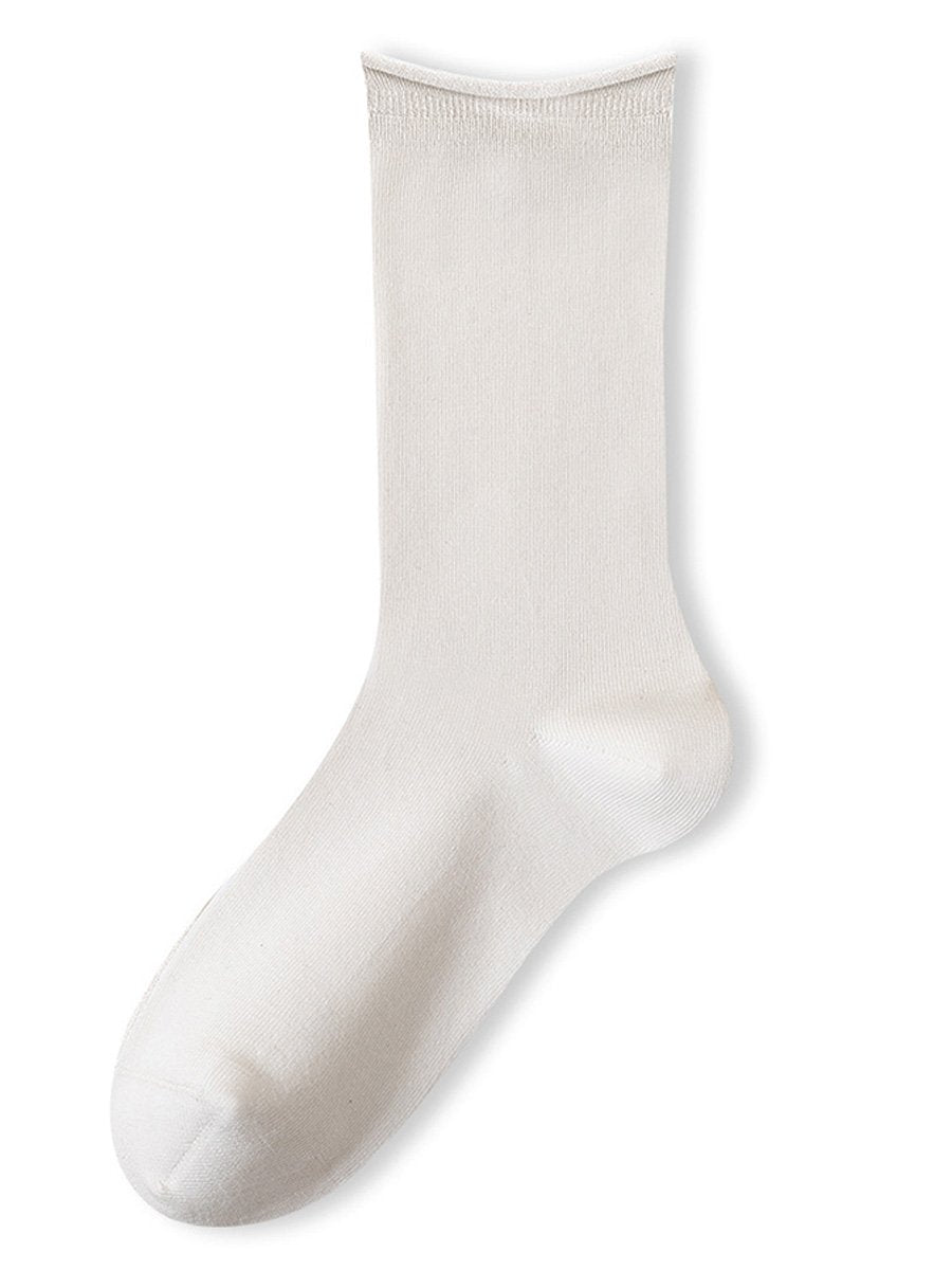 Autumn and Winter Long-staple Cotton Mid-tube Socks