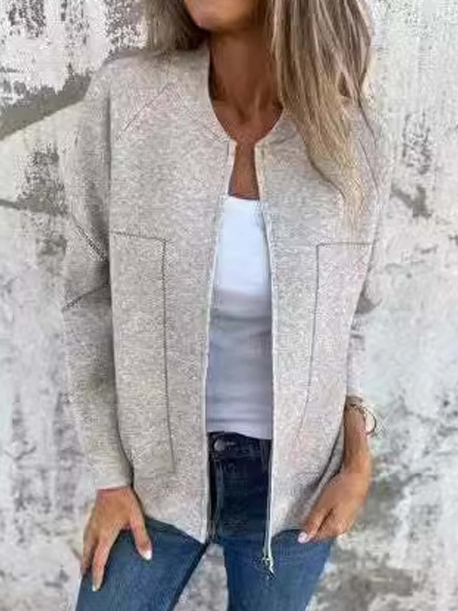 Women's Casual Zip-Up Jacket