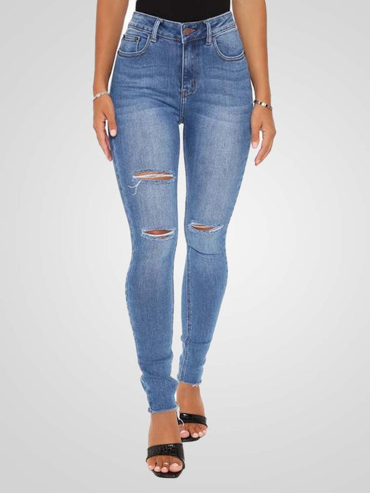 Women's Stretch Ripped Jeans