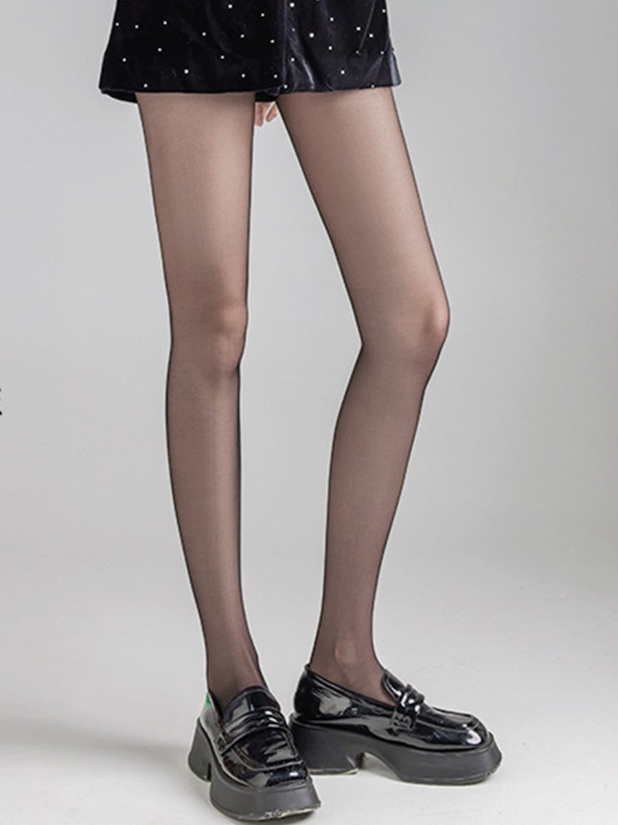 Anti-snagging and Durable Black Pantyhose