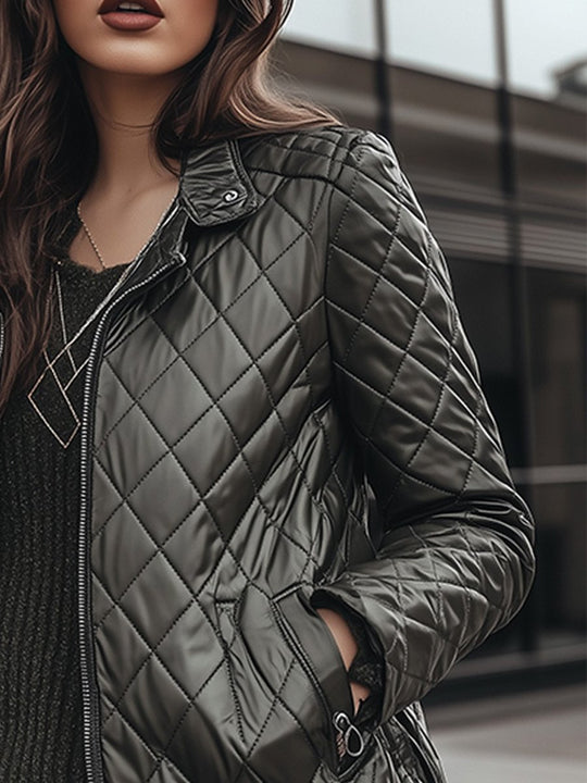 Modern and Stylish Quilted Warm Jacket