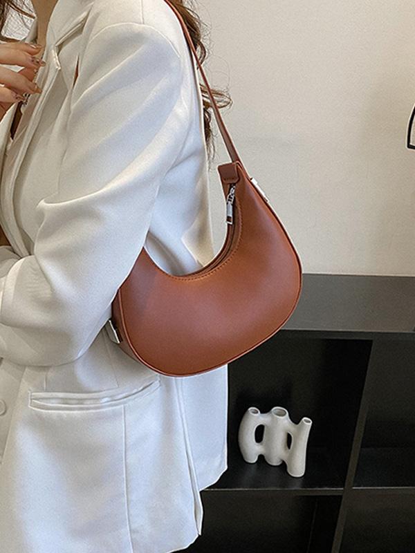 Versatile Textured Fashion Shoulder Bag