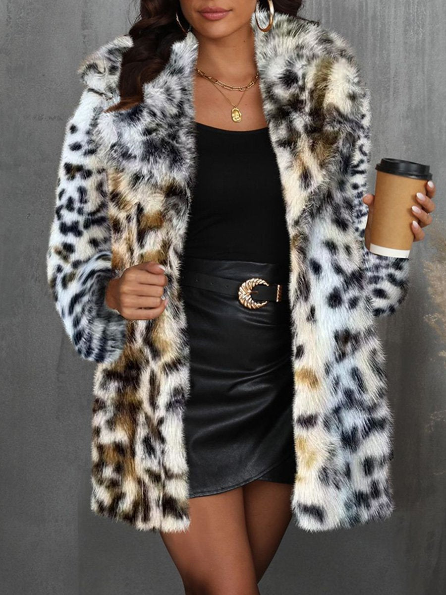 Fashionable Toka Fur Collar Fur Coat