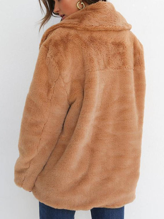 Plush Soft Warm Faux Fur Jacket