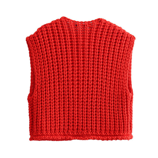 Chunky Knit Vest