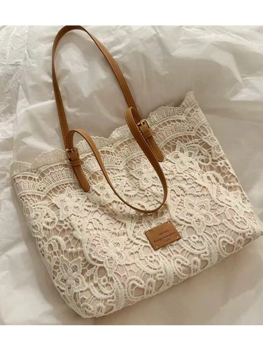 Lace Large French Shoulder Bag