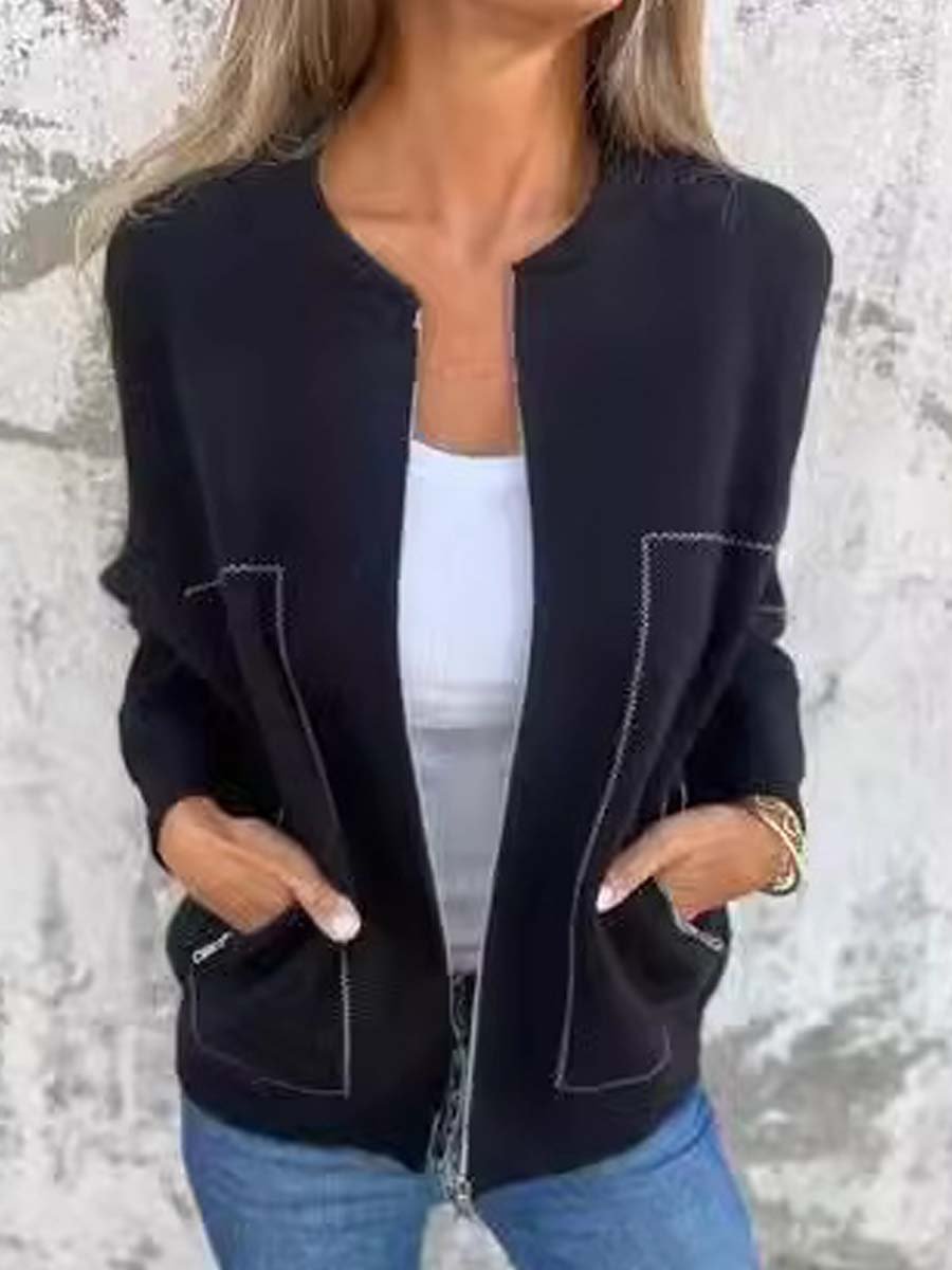 Women's Casual Zip-Up Jacket