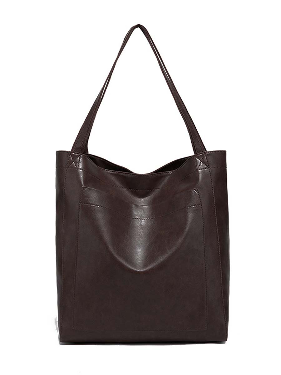 Vintage Waxed Leather Bag