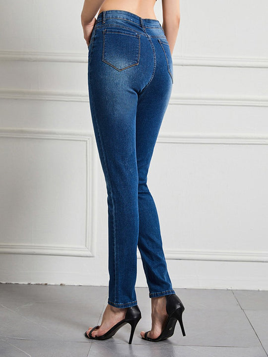 Women's Slim High Waist High Stretch Skinny Jeans