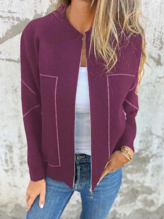 Women's Casual Zip-Up Jacket