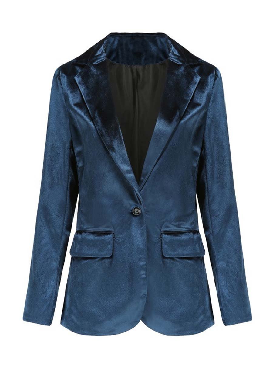 Women's Vintage Velvet Blazer