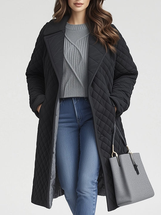 Casual Retro Loose Quilted Padded Jacket