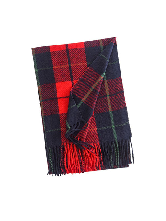 Christmas Red Plaid Scarf