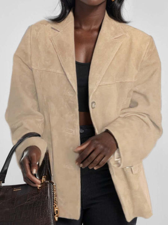 Women's Vintage Suede Blazer