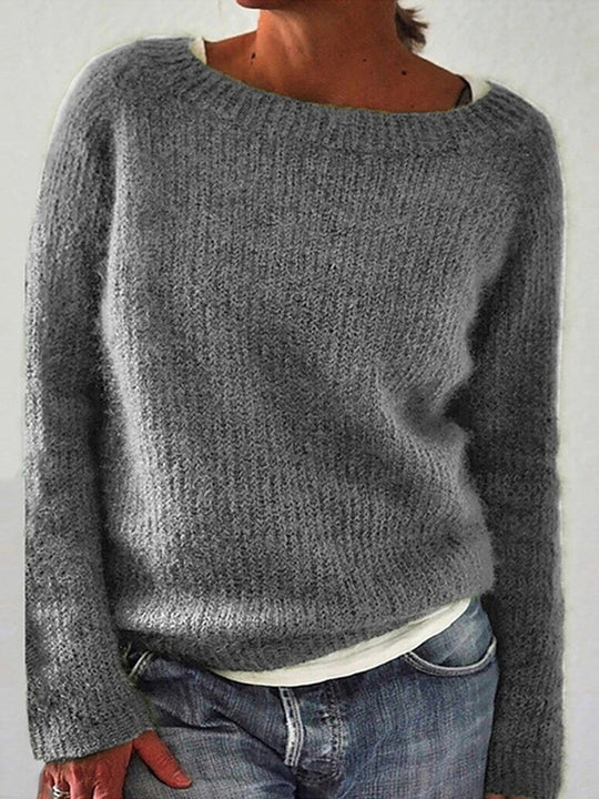 Solid Color Basic Sweater