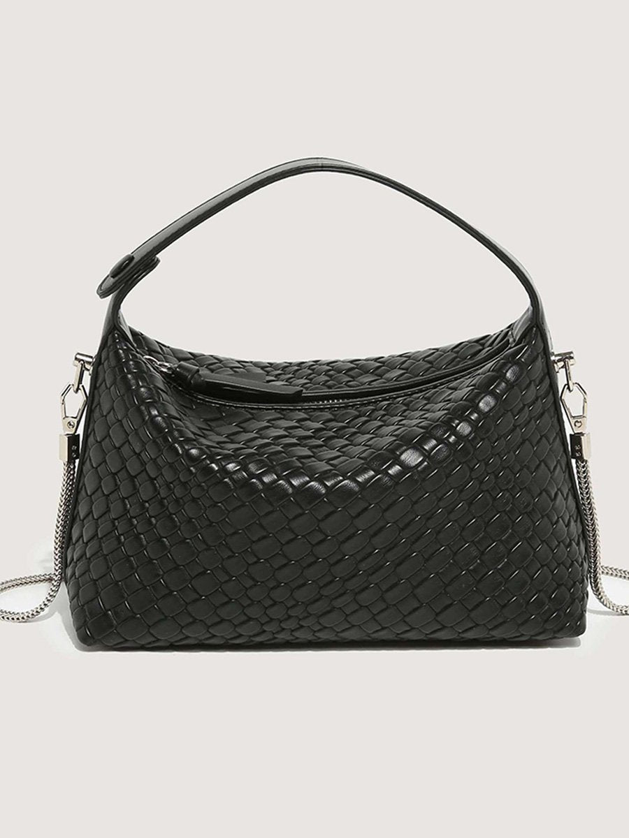 French Woven Versatile Casual Handbag