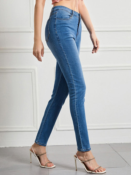 Women's Slim High Waist High Stretch Skinny Jeans