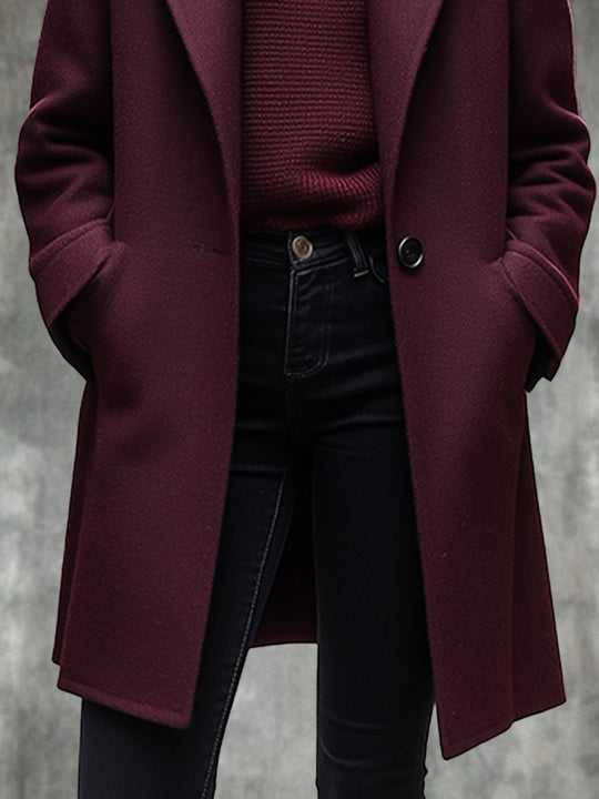 Fashion Retro Loose Classic Wool Coat