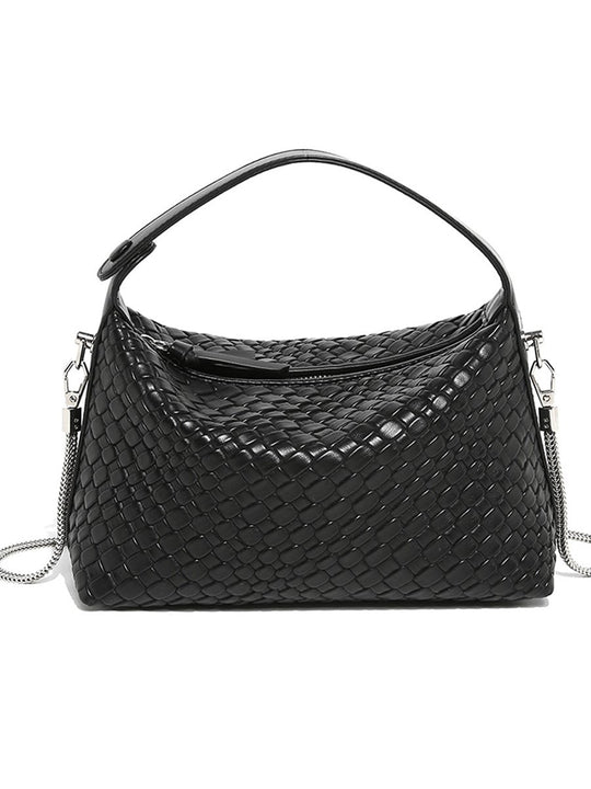 French Woven Versatile Casual Handbag