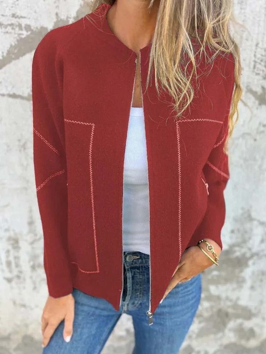 Women's Casual Zip-Up Jacket