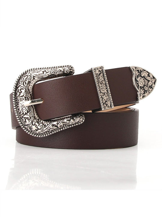 Women's Retro Pin Buckle Versatile Fashion Belt