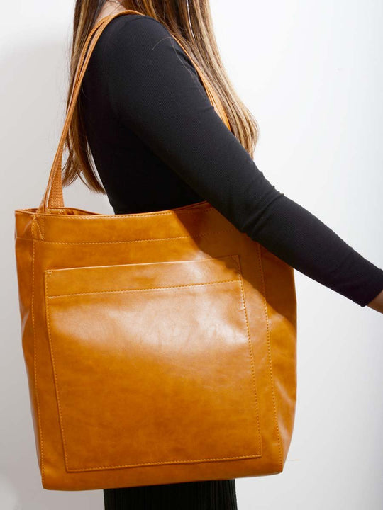 Vintage Waxed Leather Bag