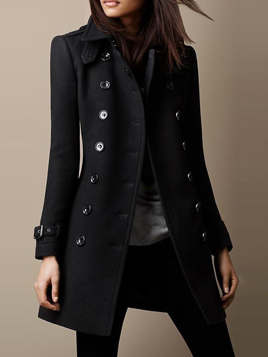 Women's Autumn and Winter Woolen Coat