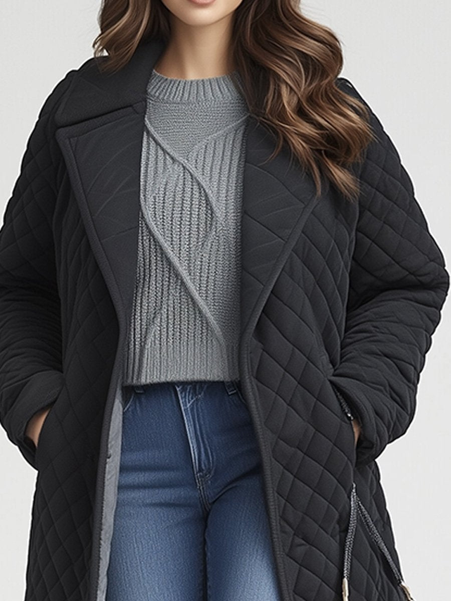 Casual Retro Loose Quilted Padded Jacket