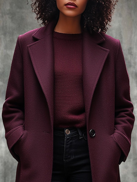 Fashion Retro Loose Classic Wool Coat