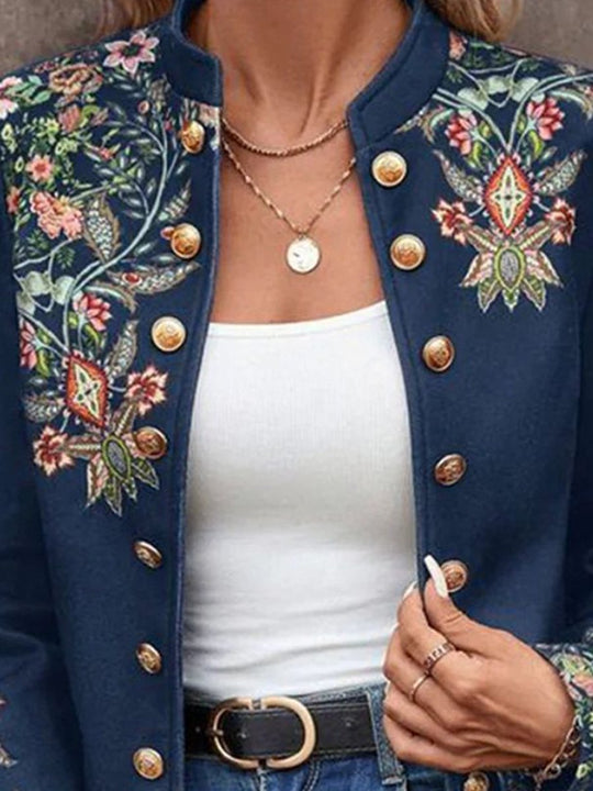 Printed Fashion Double Breasted Suit