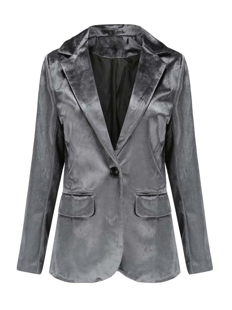 Women's Vintage Velvet Blazer